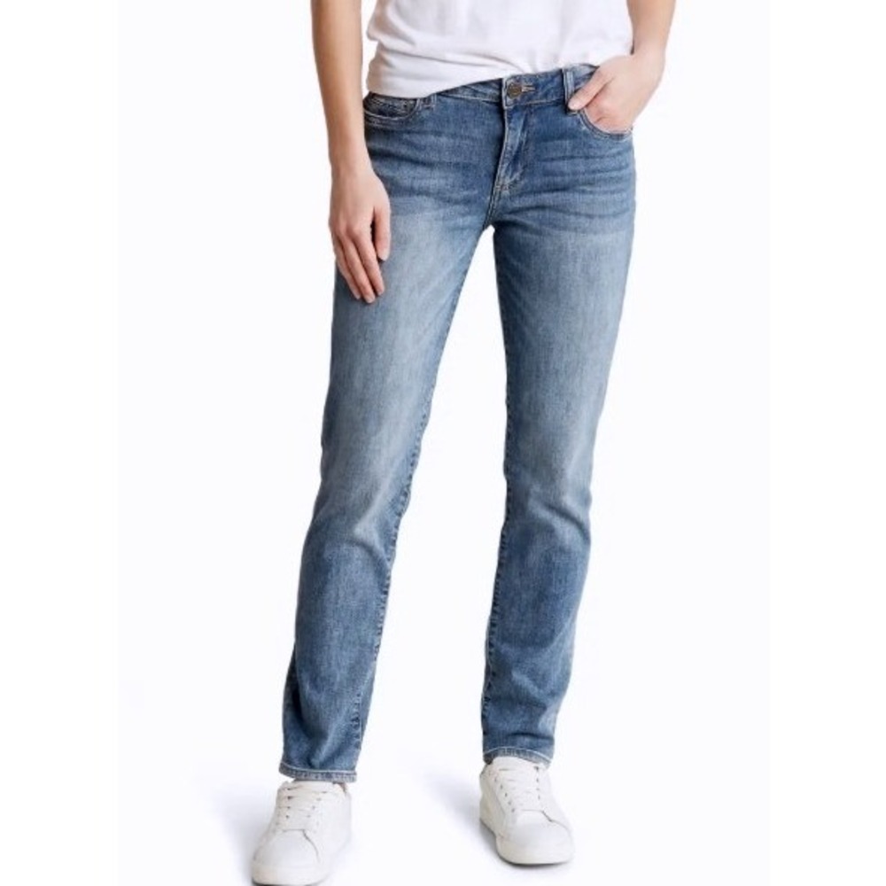 Kut from the Kloth Women's Katy Boyfriend Jeans Medium Wash Size 6 - Picture 2 of 16